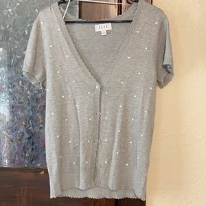 Short sleeved Elle sweater